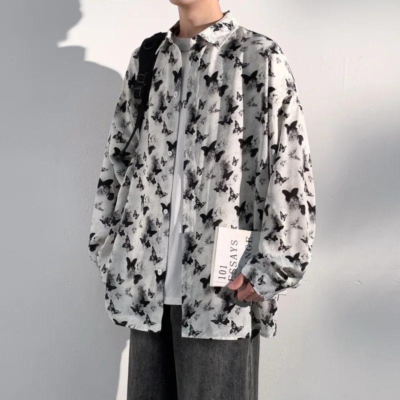 Kastinger Shirt Unisex Ink Wash Butterfly-5