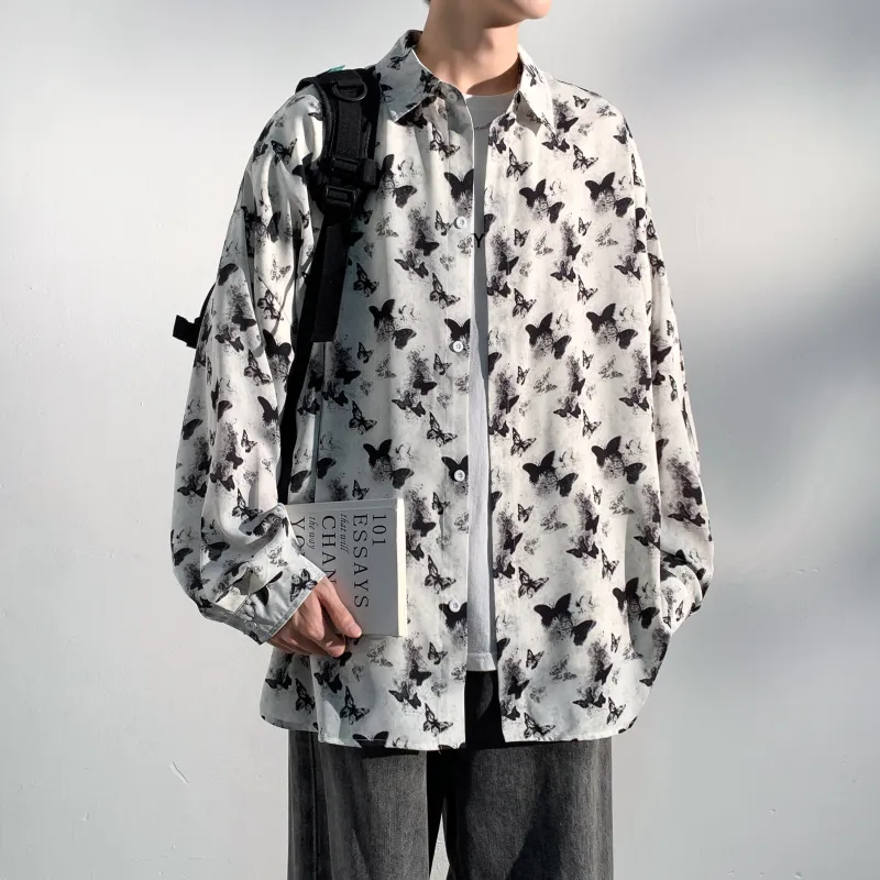 Kastinger Shirt Unisex Ink Wash Butterfly-4