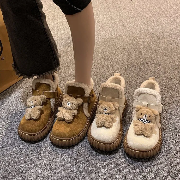 Yamada Hyakuju Women's Home Slippers Ecru Brown-8