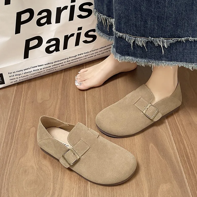 Yamada Hyakuju Home Slippers Brown Khaki-6