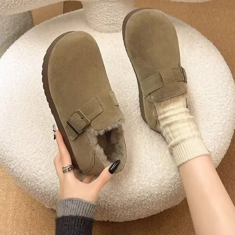 Yamada Hyakuju Home Slippers Dark Brown Khaki-8