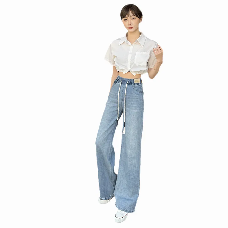 MPOX Jeans Women's Vintage Blue-5