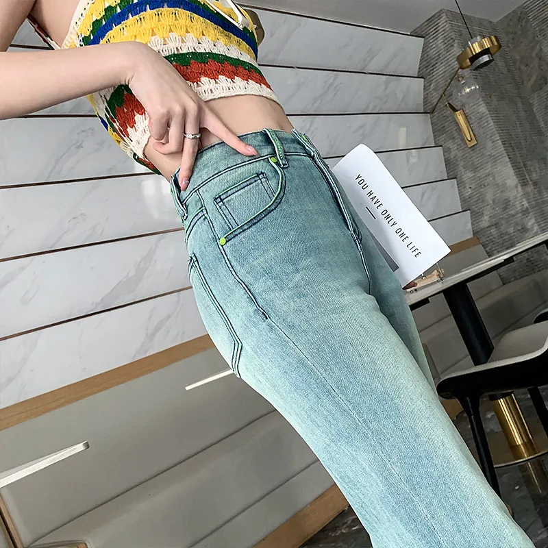 MPOX Jeans Women's Spring Green-5
