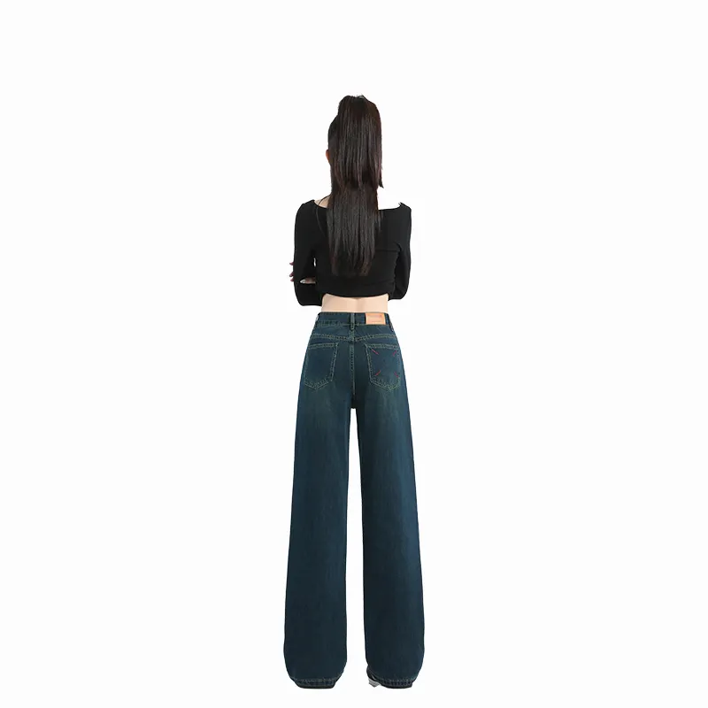 MPOX Jeans Women's Vintage Blue-0