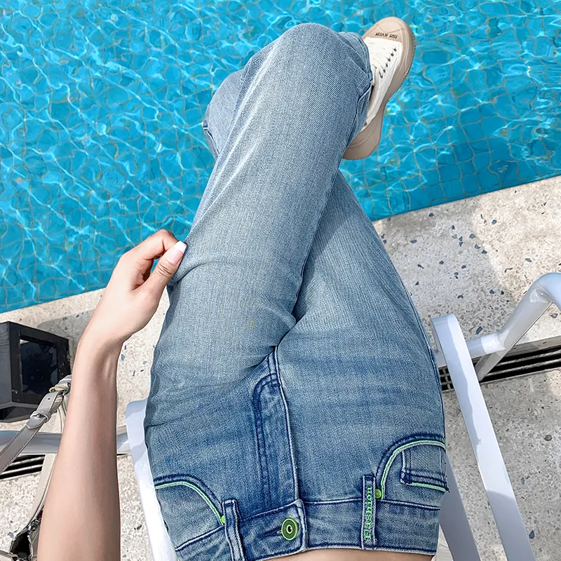 MPOX Jeans Women's Sky Blue-5
