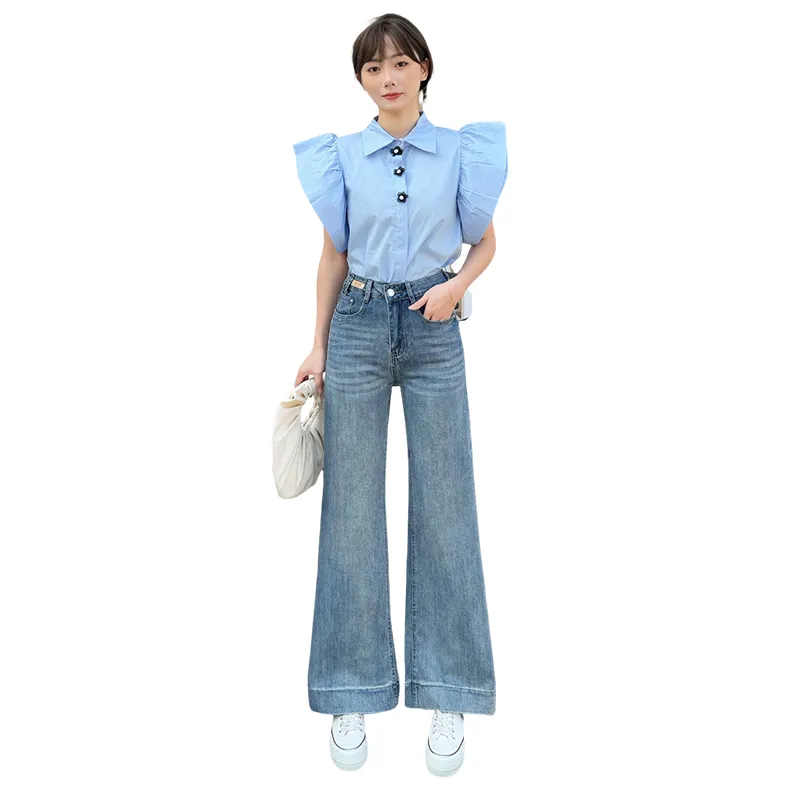 MPOX Jeans Women's Blue-3