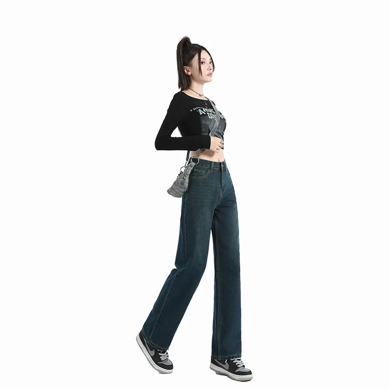 MPOX Jeans Women's Vintage Blue-6