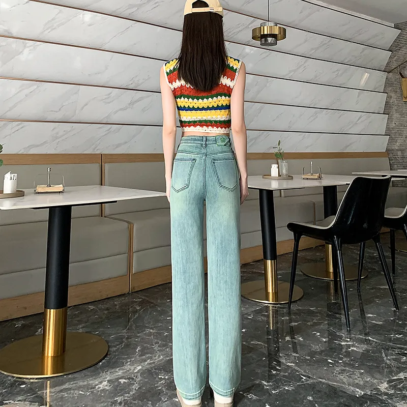 MPOX Jeans Women's Spring Green-4