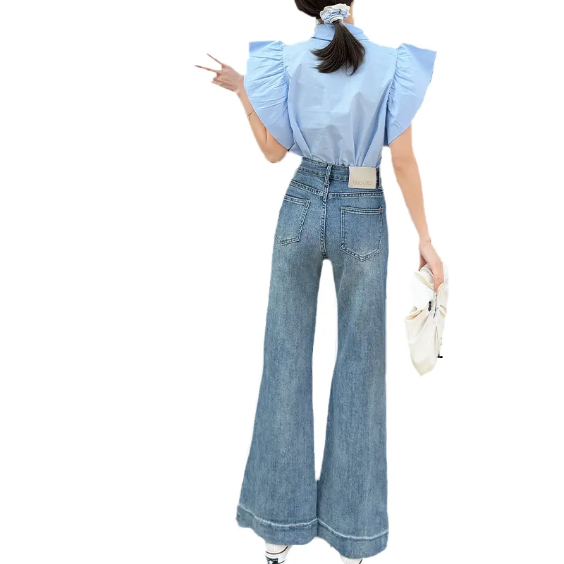 MPOX Jeans Women's Blue-1