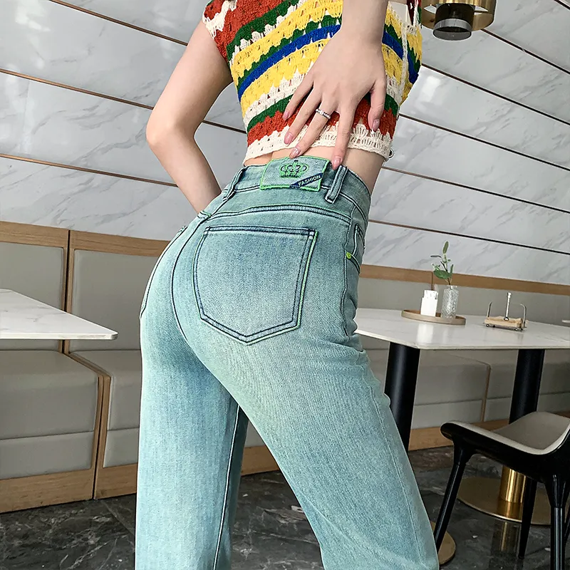 MPOX Jeans Women's Spring Green-3