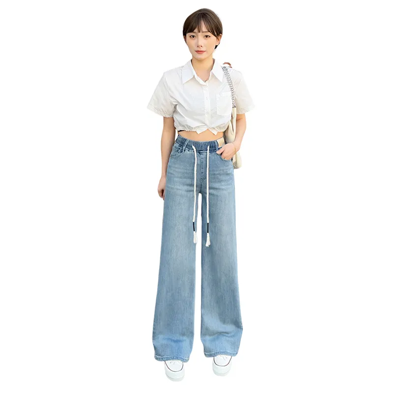 MPOX Jeans Women's Vintage Blue-1