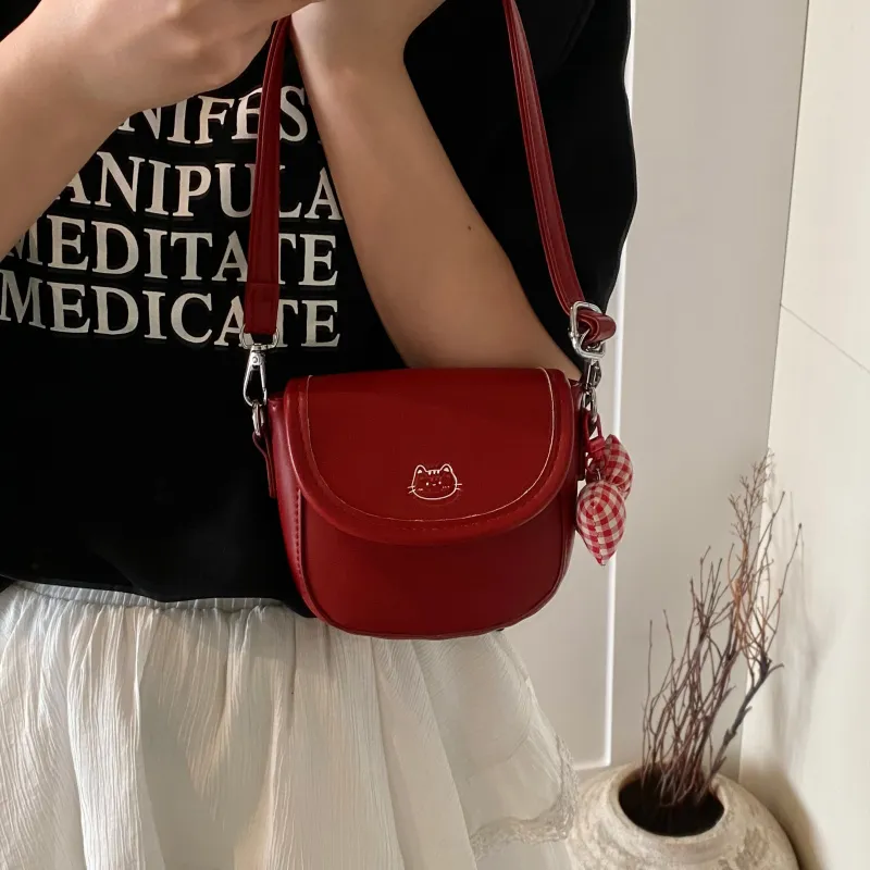ROUNDOT PU Crossbody Bag Women's Multicolor-30