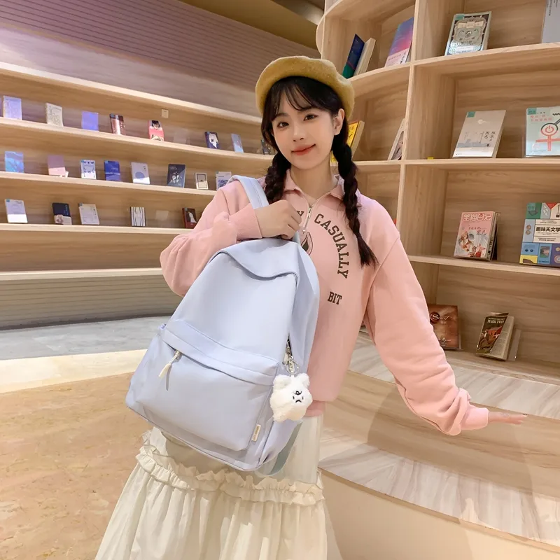 ROUNDOT Nylon Backpack Unisex Multicolor-1