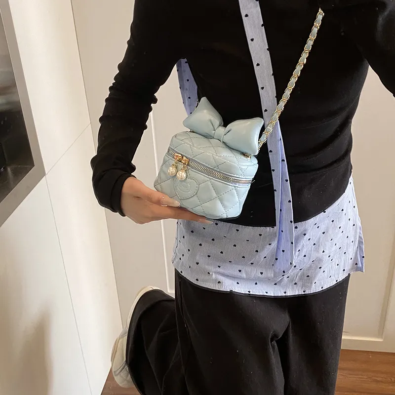 ROUNDOT PU Crossbody Bag Regular Women's White/Silver/Black/Pink/Blue/Red-39