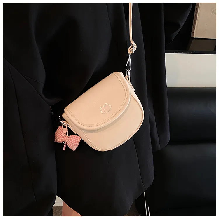 ROUNDOT PU Crossbody Bag Women's Multicolor-4