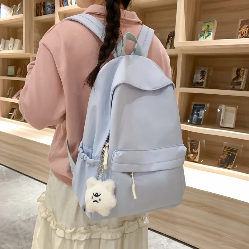 ROUNDOT Nylon Backpack Unisex Multicolor-5