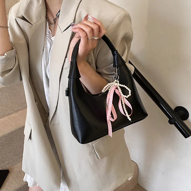 ROUNDOT PU Crossbody One Shoulder Handbags Regular Women's White/Silver/Black/Blue/Pink-16