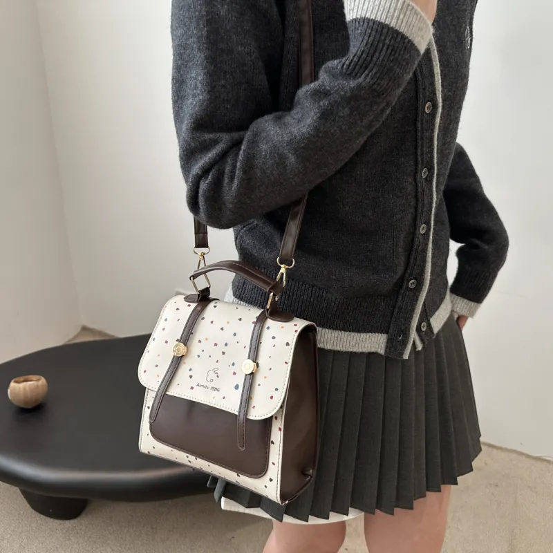 ROUNDOT PU Backpack Women's White-4