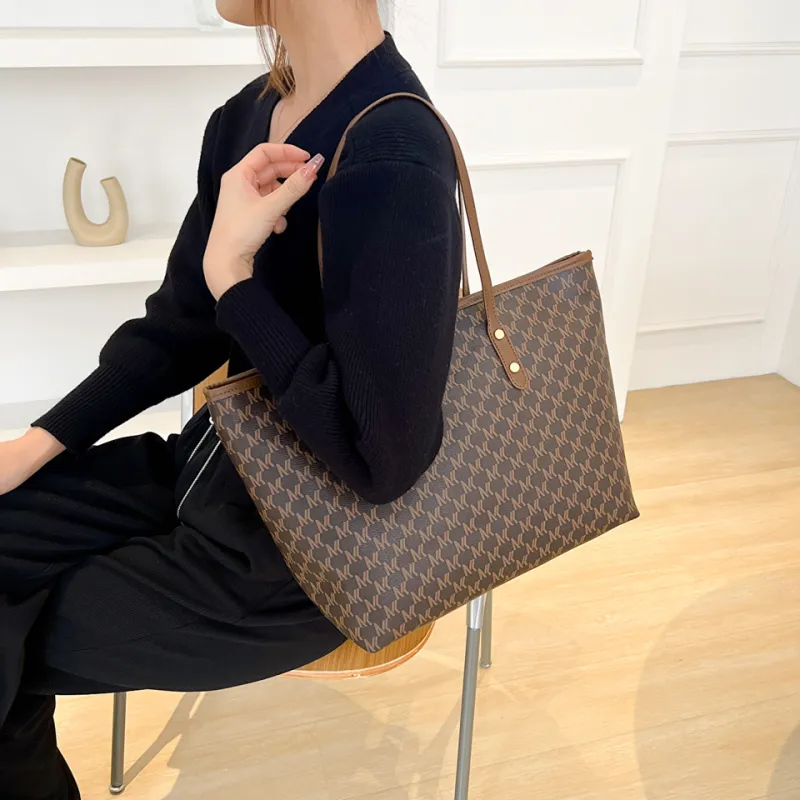 ROUNDOT PU Tote Bag Shopping Bag Shoulder Bags Women's Multicolor-16