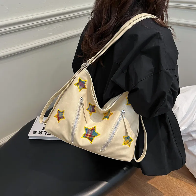ROUNDOT PU Shoulder Bag Women's Multicolor-5