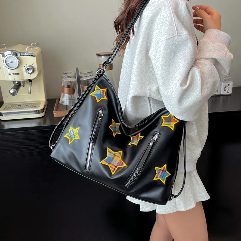 ROUNDOT PU Shoulder Bag Women's Multicolor-8