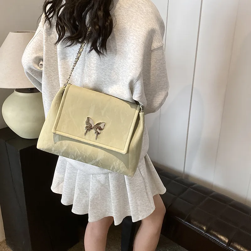 ROUNDOT PU Tote Bag Shoulder Bag Regular Women's White/Black/Silver/Pink/Green-25