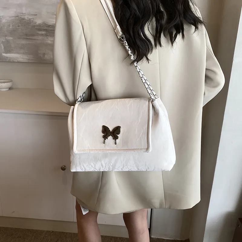 ROUNDOT PU Tote Bag Shoulder Bag Regular Women's White/Black/Silver/Pink/Green-4