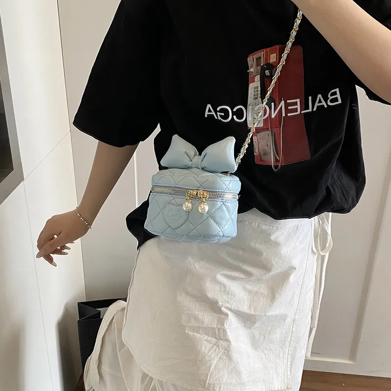 ROUNDOT PU Crossbody Bag Regular Women's White/Silver/Black/Pink/Blue/Red-41