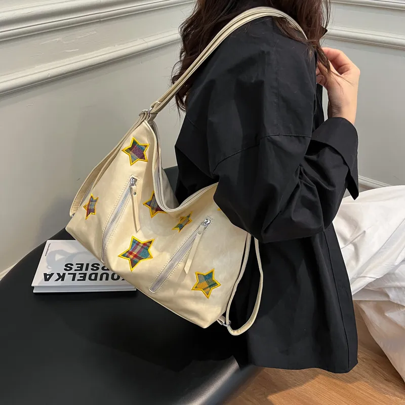 ROUNDOT PU Shoulder Bag Women's Multicolor-4