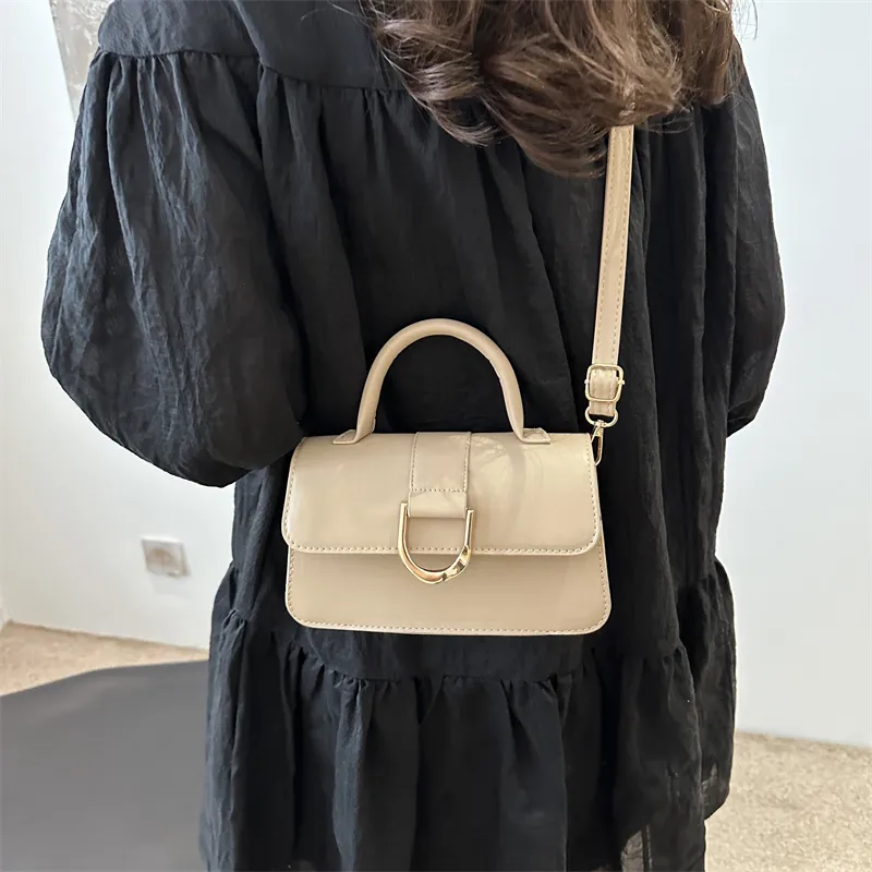 ROUNDOT Crossbody One Shoulder Handbags PU Women's White/Silver/Black/Khaki/Brown-24