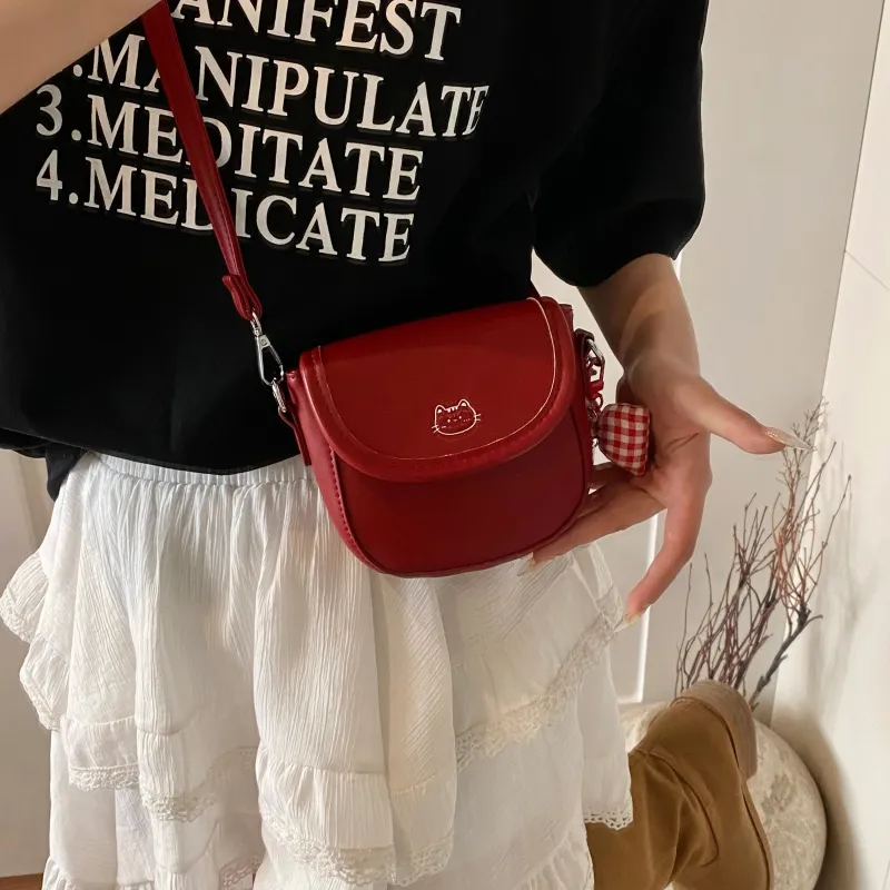 ROUNDOT PU Crossbody Bag Women's Multicolor-33