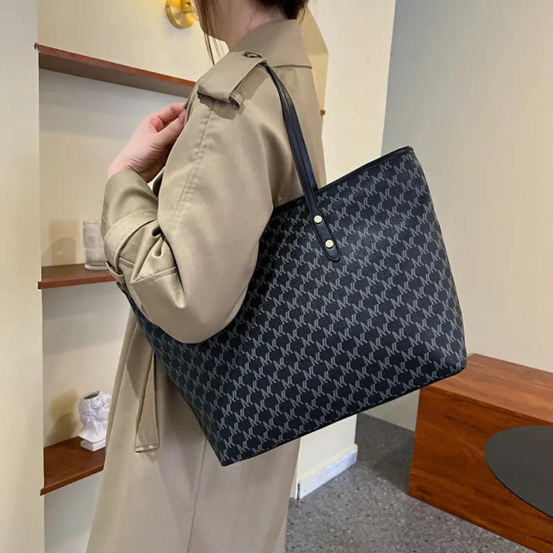 ROUNDOT PU Tote Bag Shopping Bag Shoulder Bags Women's Multicolor-1