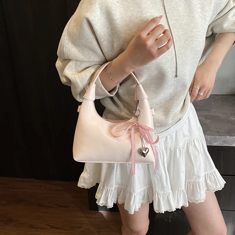 ROUNDOT PU Crossbody One Shoulder Handbags Regular Women's White/Silver/Black/Blue/Pink-30