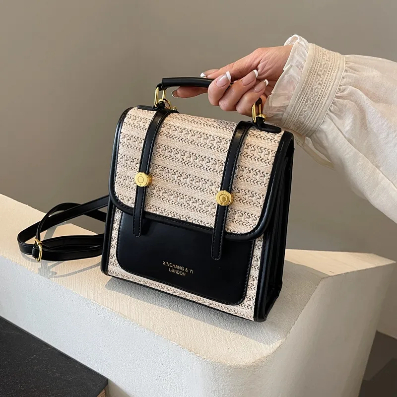 ROUNDOT PU Backpack Women's Ecru/Black/Brown-14