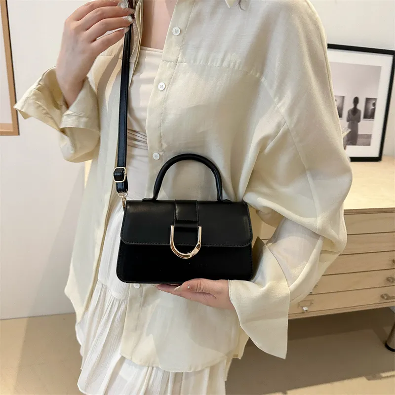 ROUNDOT Crossbody One Shoulder Handbags PU Women's White/Silver/Black/Khaki/Brown-17