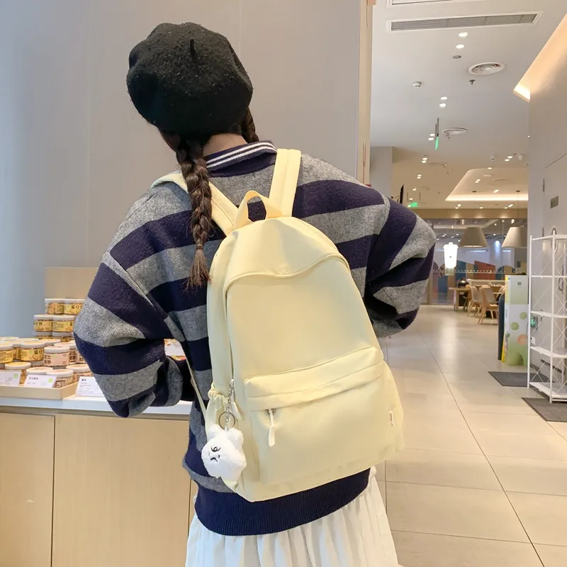 ROUNDOT Nylon Backpack Unisex Multicolor-24