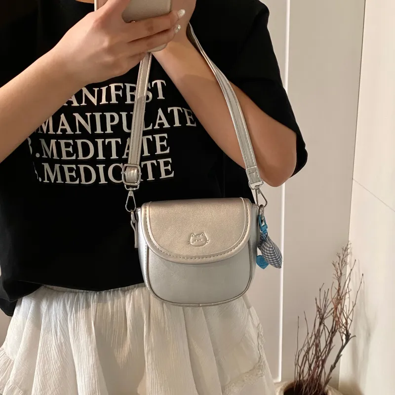 ROUNDOT PU Crossbody Bag Women's Multicolor-20