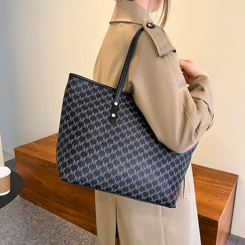 ROUNDOT PU Tote Bag Shopping Bag Shoulder Bags Women's Multicolor-6