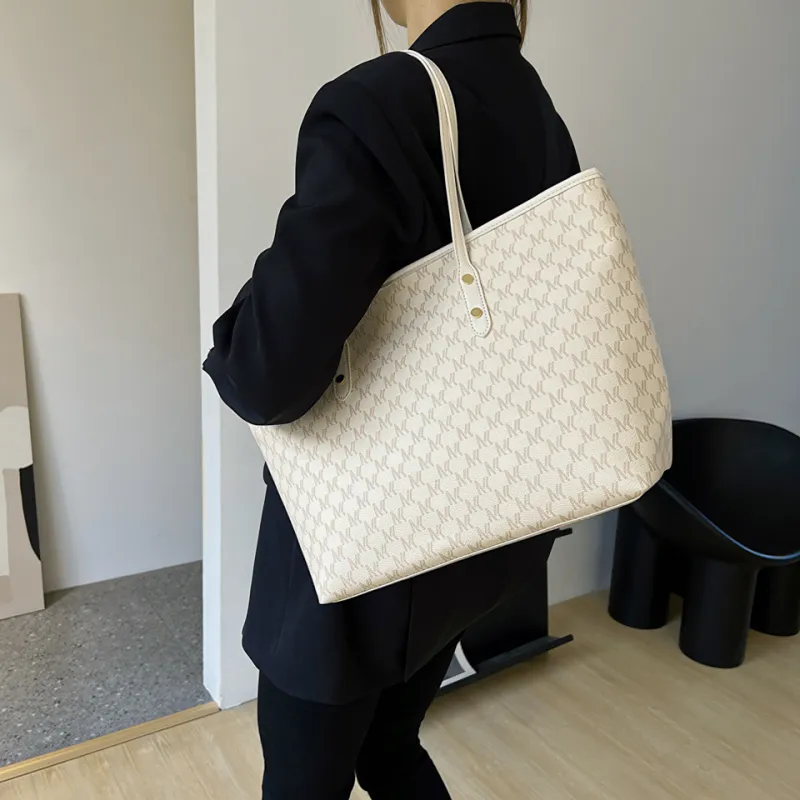 ROUNDOT PU Tote Bag Shopping Bag Shoulder Bags Women's Multicolor-8