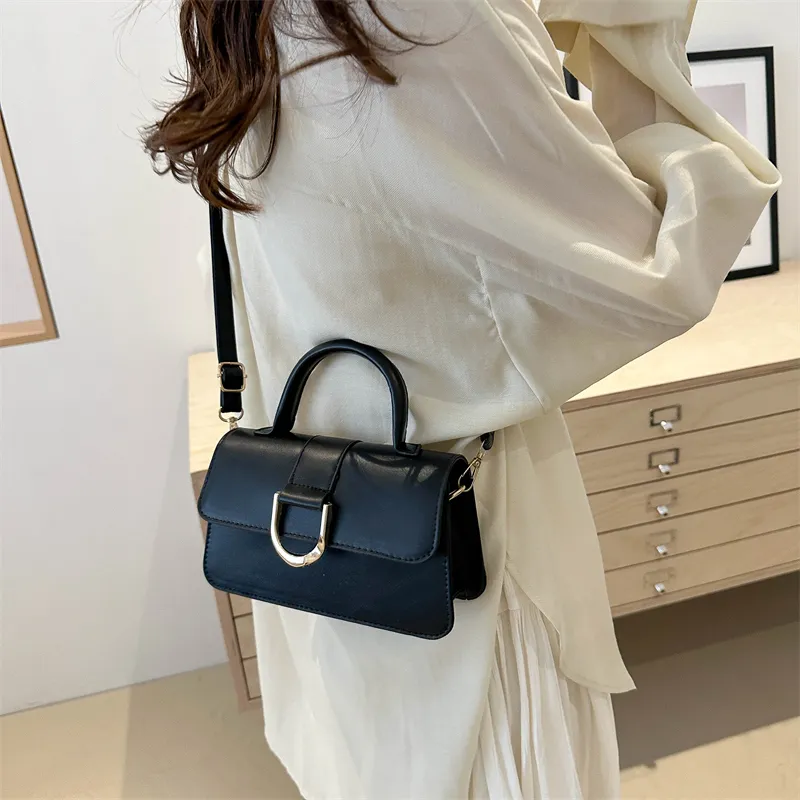 ROUNDOT Crossbody One Shoulder Handbags PU Women's White/Silver/Black/Khaki/Brown-19