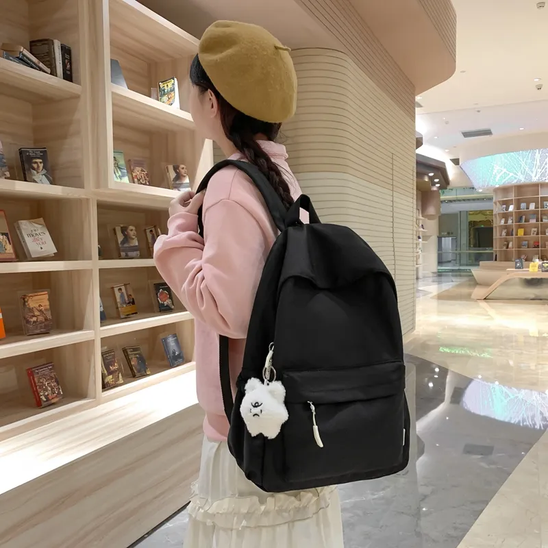 ROUNDOT Nylon Backpack Unisex Multicolor-29