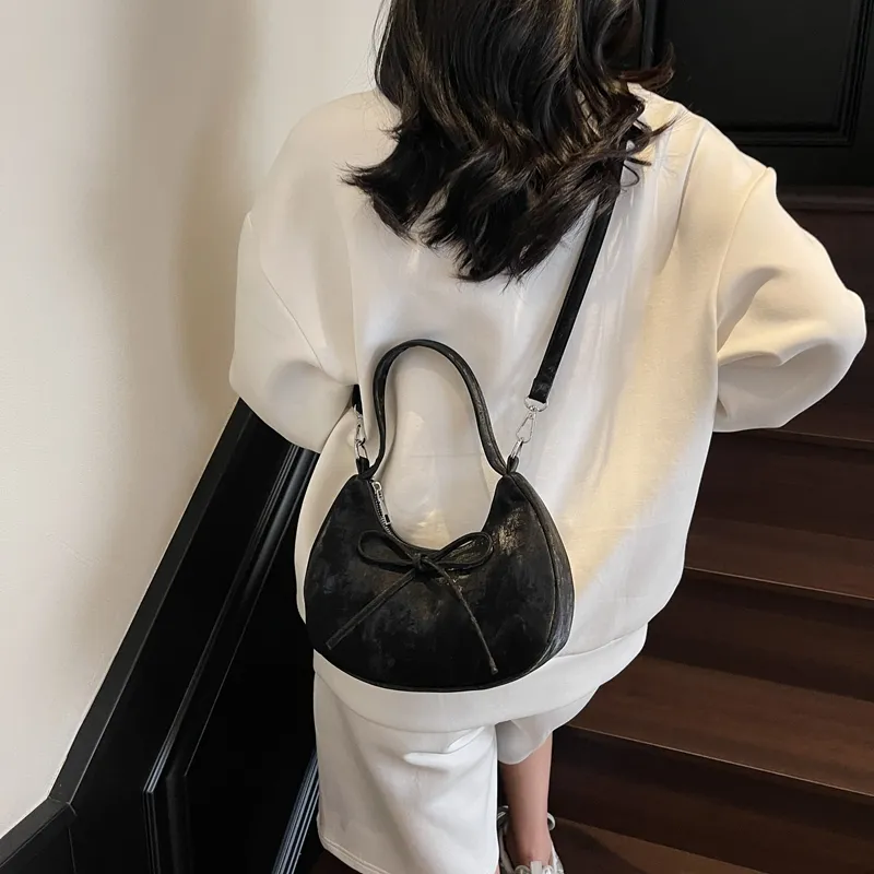 ROUNDOT PU Crossbody One Shoulder Handbags Regular Women's White/Silver/Black/Blue/Pink-18