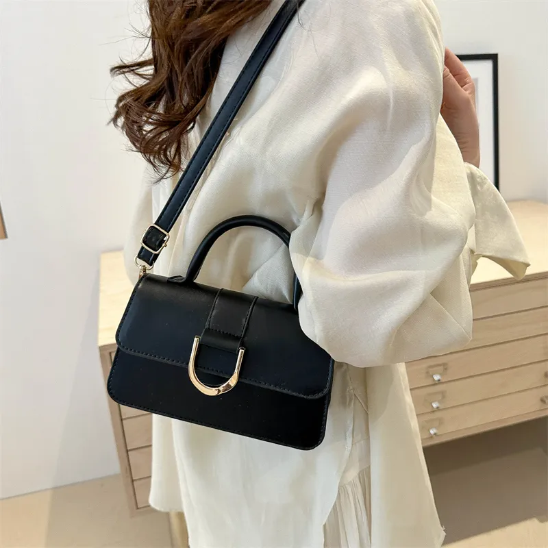 ROUNDOT Crossbody One Shoulder Handbags PU Women's White/Silver/Black/Khaki/Brown-16