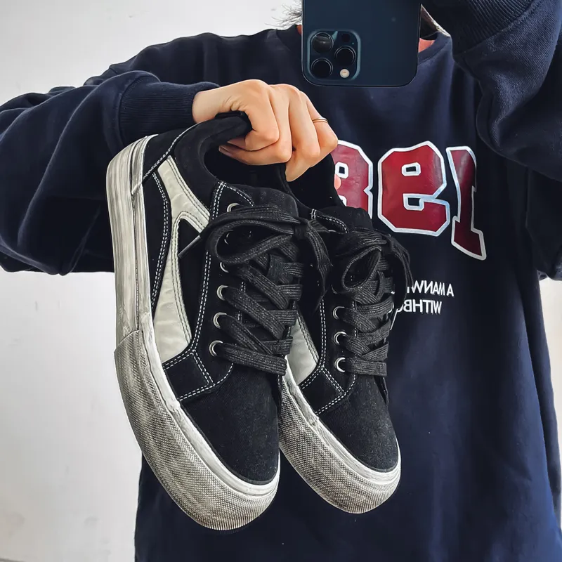 Dao Tu Sen Low Top Canvas Shoes Men's-4