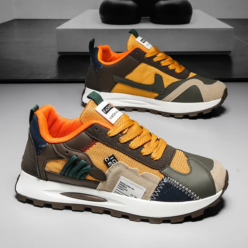 Dao Tu Sen Cushioning, Slip Resistant, Abrasion Resistant, Breathable Low Top Casual Shoes Men's-3