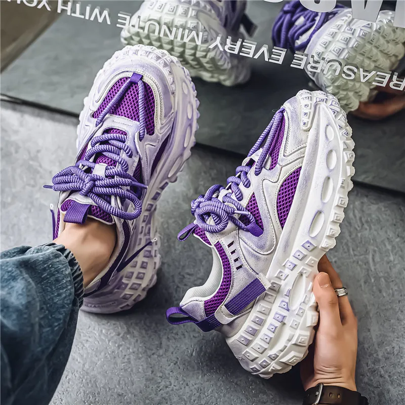 Dao Tu Sen Slip Resistant Low Top Chunky Sneakers Men's-13