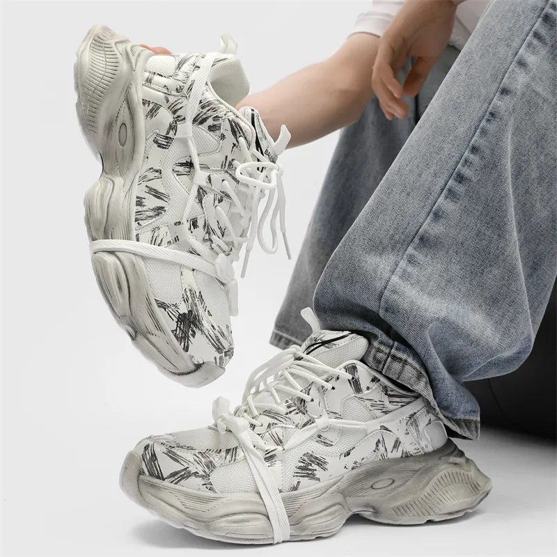 Dao Tu Sen Cushioning, Slip Resistant, And Breathable Low Top Chunky Sneakers Unisex-11