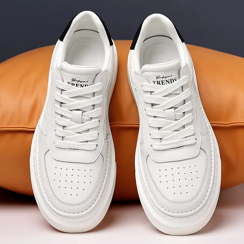 Dao Tu Sen Low Top Skateboard Shoes Men's White-2