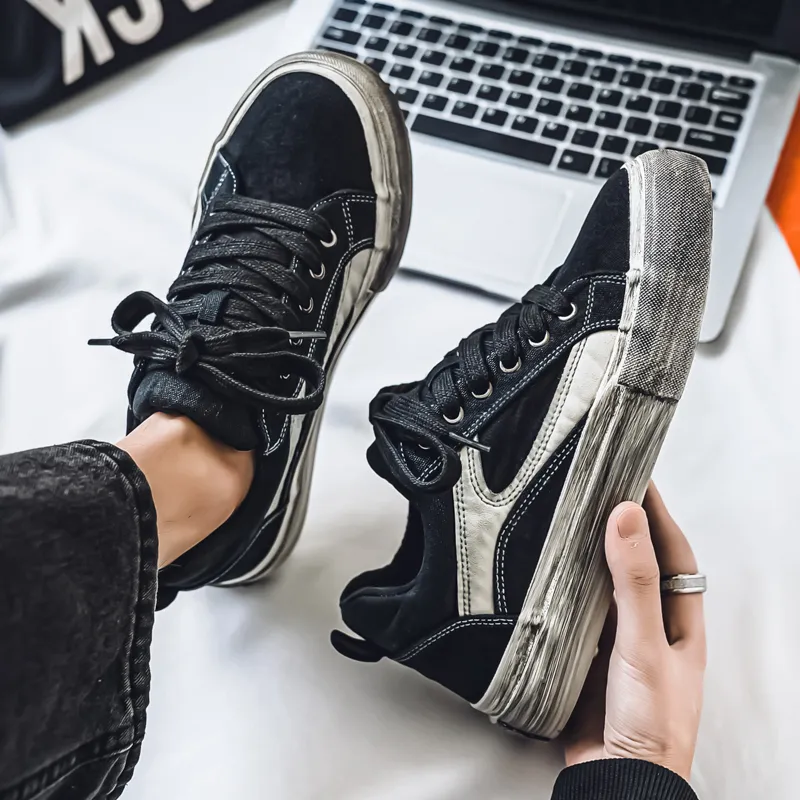 Dao Tu Sen Low Top Canvas Shoes Men's-5