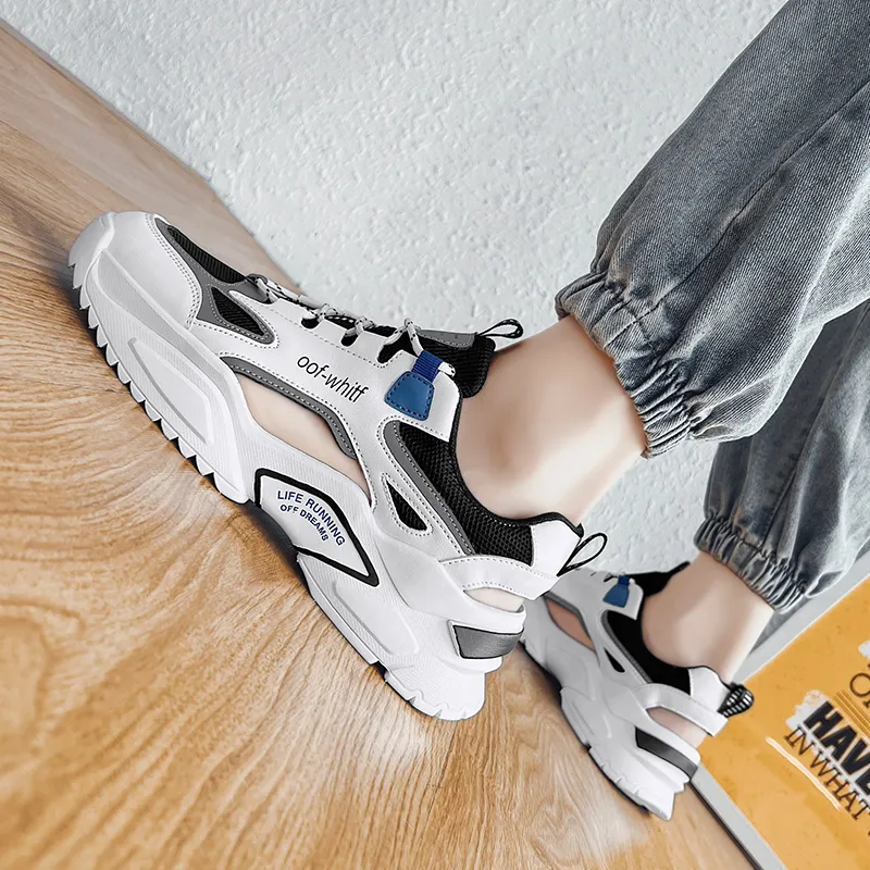 Dao Tu Sen Shock Absorbers With Slip Resistant And Abrasion Resistant Properties Low Top Casual Shoes Men's-5
